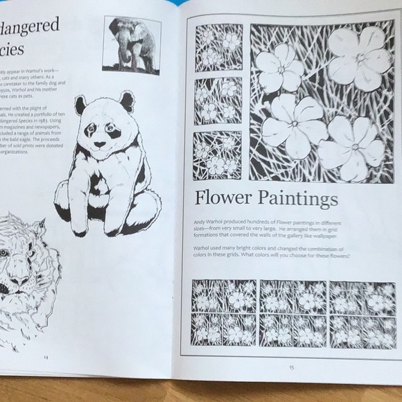 Andy Warhol coloring books! - Picture 5 of 6